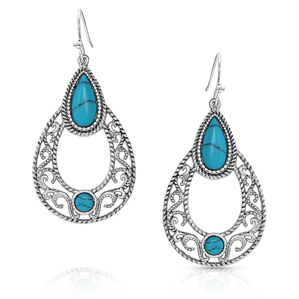 Montana Silversmiths New World Stone Teardrop Earrings | Cabela's